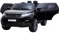 Land Rover Discovery, 1 persoons 12V met afstandsbediening Kleur: Zwart Spraypaint