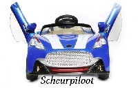 Sportwagen, 1 persoons 12V met afstandsbediening Kleur:Blauw