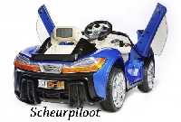 Sportwagen, 1 persoons 12V met afstandsbediening Kleur:Blauw